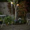 Smart Solar LED Tiki Style Flaming Torch Stake Light 2-Pack Warm White Slate -Home Lighting Store 1012016 Tiki Style Flaming Torch Slate Night insitu Portrait 85727.1657118013