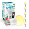 Crompton GLS LED Light Bulb Smart WiFi E27 8.5W (60W Eqv) Warm White 5-Pack -Home Lighting Store 12318 5 52043.1637661769