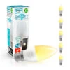Crompton Candle LED Light Bulb Smart WiFi B22 5W (40W Eqv) Warm White 5-Pack
