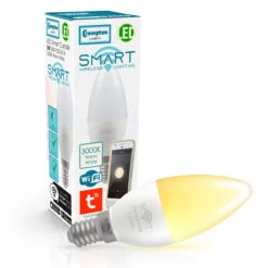 Crompton Candle LED Light Bulb Smart WiFi E14 5W (40W Eqv) Warm White 5-Pack -Home Lighting Store 12356 image1 87000.1637578477.1280.1280 76130.1637661654