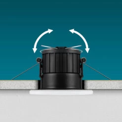 Phoebe LED Downlight Fire Rated 8.5W (50W Eqv) Tri-Colour CCT White And Brushed Nickel IP65 5-Pack -Home Lighting Store 12639 13C 79887.1683805852