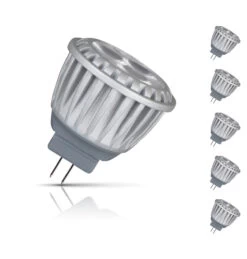 Crompton Lamps LED MR11 Bulbs 4W GU4 12V (5 Pack) Warm White 36° (35W Eqv)