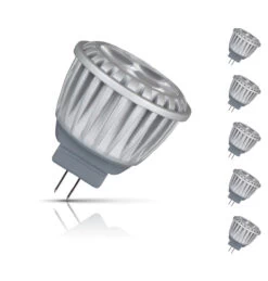 Crompton Lamps LED MR11 Bulbs 4W GU4 12V (5 Pack) Cool White 36° (35W Eqv)