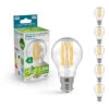 Crompton Ultra-Efficient LED GLS 3.8W B22 5-Pack Warm White (60W Eqv) -Home Lighting Store 15227 COMP5 90063.1676375317