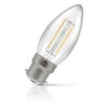 Crompton Candle LED Light Bulb Dimmable B22 2.5W (25W Eqv) Cool White Clear -Home Lighting Store 15432 1 11295.1702554807