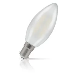Crompton Candle LED Light Bulb Dimmable B15 2.5W (25W Eqv) Cool White Pearl