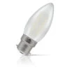 Crompton Candle LED Light Bulb Dimmable B22 2.5W (25W Eqv) Cool White Pearl -Home Lighting Store 15470 1 63568.1702554413