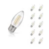 Crompton Candle LED Light Bulb Dimmable E27 5W (40W Eqv) Cool White 10-Pack Clear -Home Lighting Store 15548 10 51922.1702555290