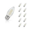 Crompton Candle LED Light Bulb Dimmable E27 5W (40W Eqv) Cool White 10-Pack Pearl 1 Crompton Candle LED Light Bulb Dimmable E27 5W (40W Eqv) Cool White 10-Pack Pearl -Home Lighting Store 15586 10 02980.1702557263