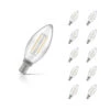 Crompton Candle LED Light Bulb E14 2.2W (25W Eqv) Warm White 10-Pack Clear -Home Lighting Store 15609 10 59915.1702555395