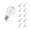 Crompton GLS LED Light Bulb B22 4.2W (40W Eqv) Warm White 10-Pack Filament Clear -Home Lighting Store 15708 10 52246.1702554500