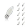 Crompton Candle LED Light Bulb E27 2.2W (25W Eqv) Warm White 10-Pack Pearl -Home Lighting Store 15746 10 54052.1702557109