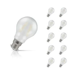 Crompton GLS LED Light Bulb B22 4.2W (40W Eqv) Warm White 10-Pack Filament Pearl -Home Lighting Store 15821 10 67535.1702554449