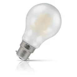 Crompton GLS LED Light Bulb B22 7W (60W Eqv) Warm White Filament Pearl