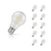 Crompton GLS LED Light Bulb E27 7W (60W Eqv) Cool White 10-Pack Filament Clear -Home Lighting Store 15845 10 92524.1702553944