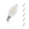 Crompton Candle LED Light Bulb E14 4.2W (40W Eqv) Cool White 5-Pack -Home Lighting Store 15876 5 01149.1702562385