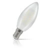 Crompton Candle LED Light Bulb B15 2.2W (25W Eqv) Cool White Filament Pearl -Home Lighting Store 15906 1 81548.1702553528