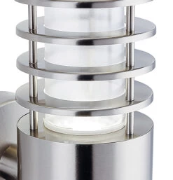 Firstlight Tamar Modern Style LED Lantern 7W Cool White In Stainless Steel And Frosted -Home Lighting Store 2827ST Main copy 88363.1578928268 48289.1698831842