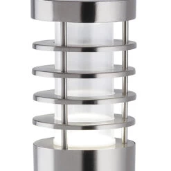 Firstlight Tamar Modern Style LED Post Light 7W Cool White In Stainless Steel And Frosted -Home Lighting Store 2829ST Main copy 20030.1578928268 85965.1698831848