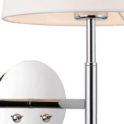 Firstlight Seymour Contemporary Style LED 2-Light Wall Light 1W Warm White Chrome And Cream Shade -Home Lighting Store 2880CH Main copy 2 40174.1578928268 95629.1698831590