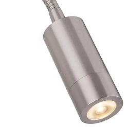 Firstlight Clifton LED Flexi Wall Spotlight 3W With USB Port And On/Off Switch In Brushed Steel -Home Lighting Store 2895BS Main copy 02253.1578928268 05828.1698831603