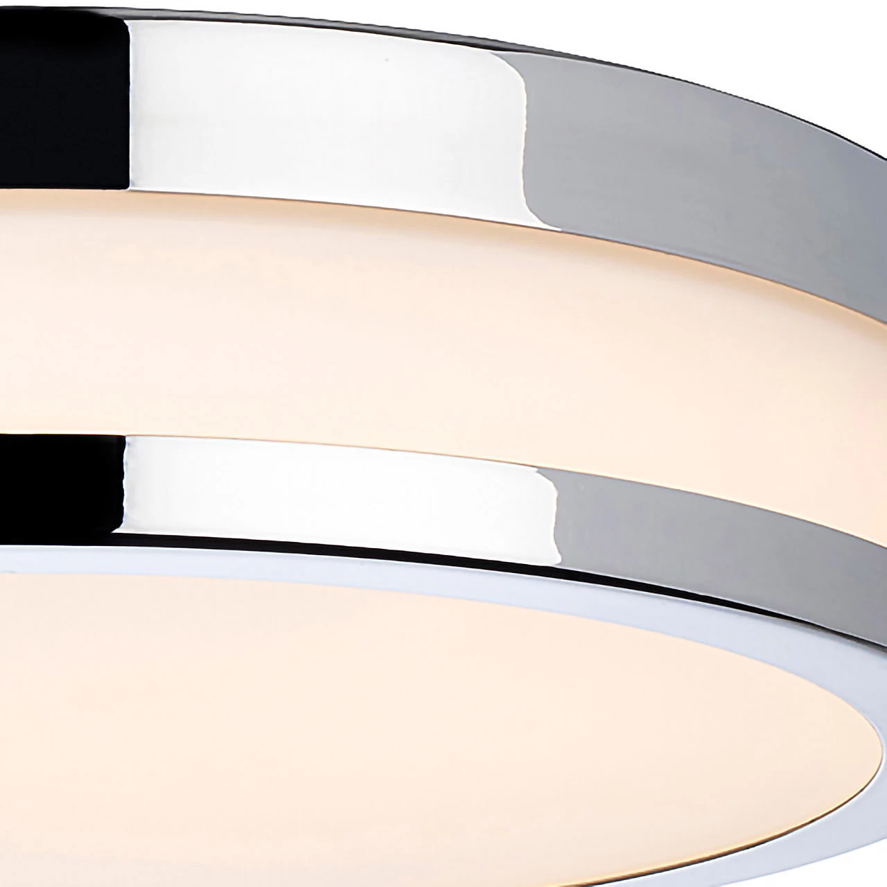 Firstlight Marnie LED Flush Ceiling Light 12W Warm White In Chrome And Opal Glass 4 Firstlight Marnie LED Flush Ceiling Light 12W Warm White In Chrome And Opal Glass - Image 2