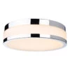 Firstlight Marnie LED Flush Ceiling Light 18W Warm White In Chrome And Opal Glass -Home Lighting Store 2937CH Main 51839.1578928268 91283.1698831806