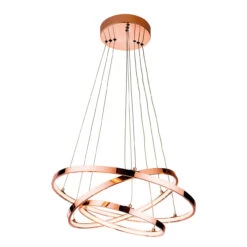 Firstlight Esprit Modern Style LED 3-Ring Pendant Light 31W Warm White Copper -Home Lighting Store 3722CP v1 51809.1578928268 38344.1698831537