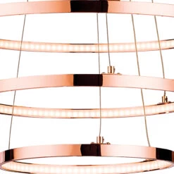 Firstlight Esprit Modern Style LED 3-Ring Pendant Light 31W Warm White Copper -Home Lighting Store 3722CP v2 copy 61936.1578928268 69219.1698831537