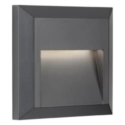 Firstlight Enzo Modern Style LED Wall And Step Light 1.5W Cool White Graphite