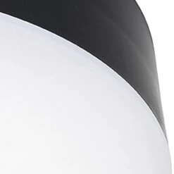 Firstlight Glaze Modern Style LED Ceiling Light 21W Warm White In Black And Opal -Home Lighting Store 3842BK copy 14727.1578928268 94077.1698832091