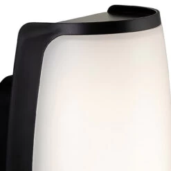Firstlight Apollo Modern Style LED Bulkhead 12W Warm White In Black And Opal -Home Lighting Store 3844BK 3616 1920x1440 copy 02575.1578928268 07474.1698832069