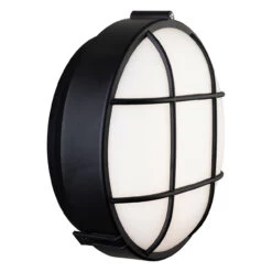 Firstlight Lewis Retro Style LED Round Bulkhead 9W Warm White In Black And Opal -Home Lighting Store 3846BK 3624 1920x1440 18970.1578928268 29031.1698832048