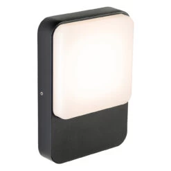 Firstlight Hero Modern Style LED Bulkhead 8W Warm White In Graphite And Opal -Home Lighting Store 3854GP 2 42488.1578928268 85710.1698832021