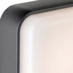 Firstlight Hero Modern Style LED Bulkhead 8W Warm White In Graphite And Opal -Home Lighting Store 3854GP 3 67254.1578928268 01820.1698832021