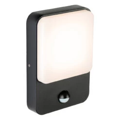 Firstlight Hero Modern Style LED Bulkhead 8W PIR Sensor Warm White In Graphite And Opal -Home Lighting Store 3855GP 2 44820.1578928268 51965.1698832029