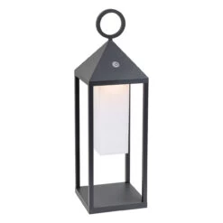Firstlight Aruba Modern Style LED Lantern 2.2W Dimmable With Dimmer Control Graphite