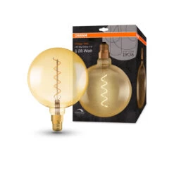 Osram Globe LED Light Bulb G200 Filament E27 4W (30W Eqv) Warm White -Home Lighting Store 4058075269729 asset 9768009 4058075269729 ProdImgComboShot 1906LEDBGLBD 5W 820 230VFILGDE274X1 20526.1625239206