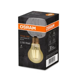 Osram GLS LED Light Bulb Filament E27 6.5W (50W Eqv) Extra Warm White -Home Lighting Store 4058075293298 asset 5826610 4058075293298 ImgPackagingImgSpacial LED V1906 CLA 50 6.5W 824 FILG E27 MiCh Side 04636.1667214229