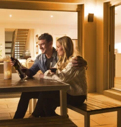 Ledvance 9W SMART+ WIFI CURVE Wall Light Warm White + Multi-Colour -Home Lighting Store 4058075478336 asset 10946687 SMART OUTDOOR WIFI CURVE RGBW ORANGE LIGHT 83009.1650469178