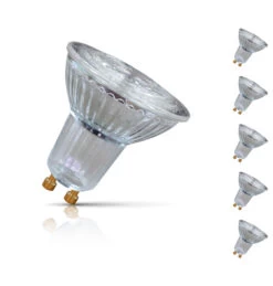 Osram LED GU10 Bulbs 4.5W Dimmable Parathom (5 Pack) Cool White 36°