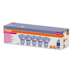 Osram LED GU10 Bulbs 4.5W Dimmable Parathom (5 Pack) Cool White 36° -Home Lighting Store 4058075608238 257 PARA DIM PAR16 4.5W 940 GL GU10 41671.1690989462
