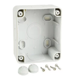 Mercury Socket Weatherproof Outdoor 13A Grey IP55 -Home Lighting Store 429917UK IN2 62703.1650468618