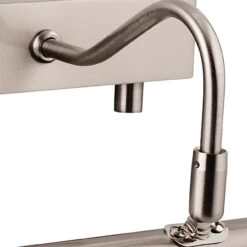 Firstlight 280mm LED Picture/Mirror Light 4W Dim With Dimmer Control Warm White Brushed Steel -Home Lighting Store 4892BS copy 63239.1578928268 40862.1698831661