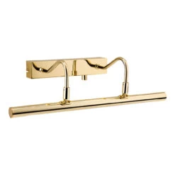 Firstlight 455mm LED Picture/Mirror Light 7W Dim With Dimmer Control Warm White Polished Brass