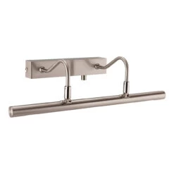 Firstlight 455mm LED Picture/Mirror Light 7W Dim With Dimmer Control Warm White Brushed Steel