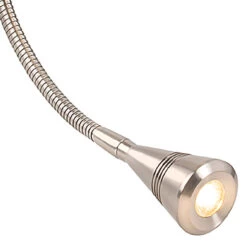 Firstlight Grand LED 2-Light Wall Light 1W Warm White Brushed Steel And Cream Shade -Home Lighting Store 4936BS Main copy 2 45342.1578928268 35137.1698831557