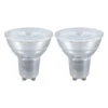 Crompton Lamps LED GU10 Bulbs 4.5W (2 Pack) Cool White 35° (50W Eqv) -Home Lighting Store 4949 2 96693.1662125904