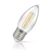 Crompton Candle LED Light Bulb Dimmable E27 5W (40W Eqv) Warm White Clear -Home Lighting Store 5444 48975.1578928268 12063.1603455236