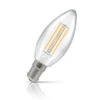 Crompton Candle LED Light Bulb Dimmable B15 5W (40W Eqv) Warm White Clear -Home Lighting Store 5446 65118.1578928268 31808.1603455239